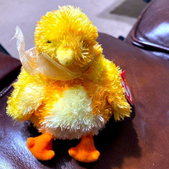 Ty Toys Ty Beanie Babies Chickie Bird Fuzzy Soft Rare Vintage Plush